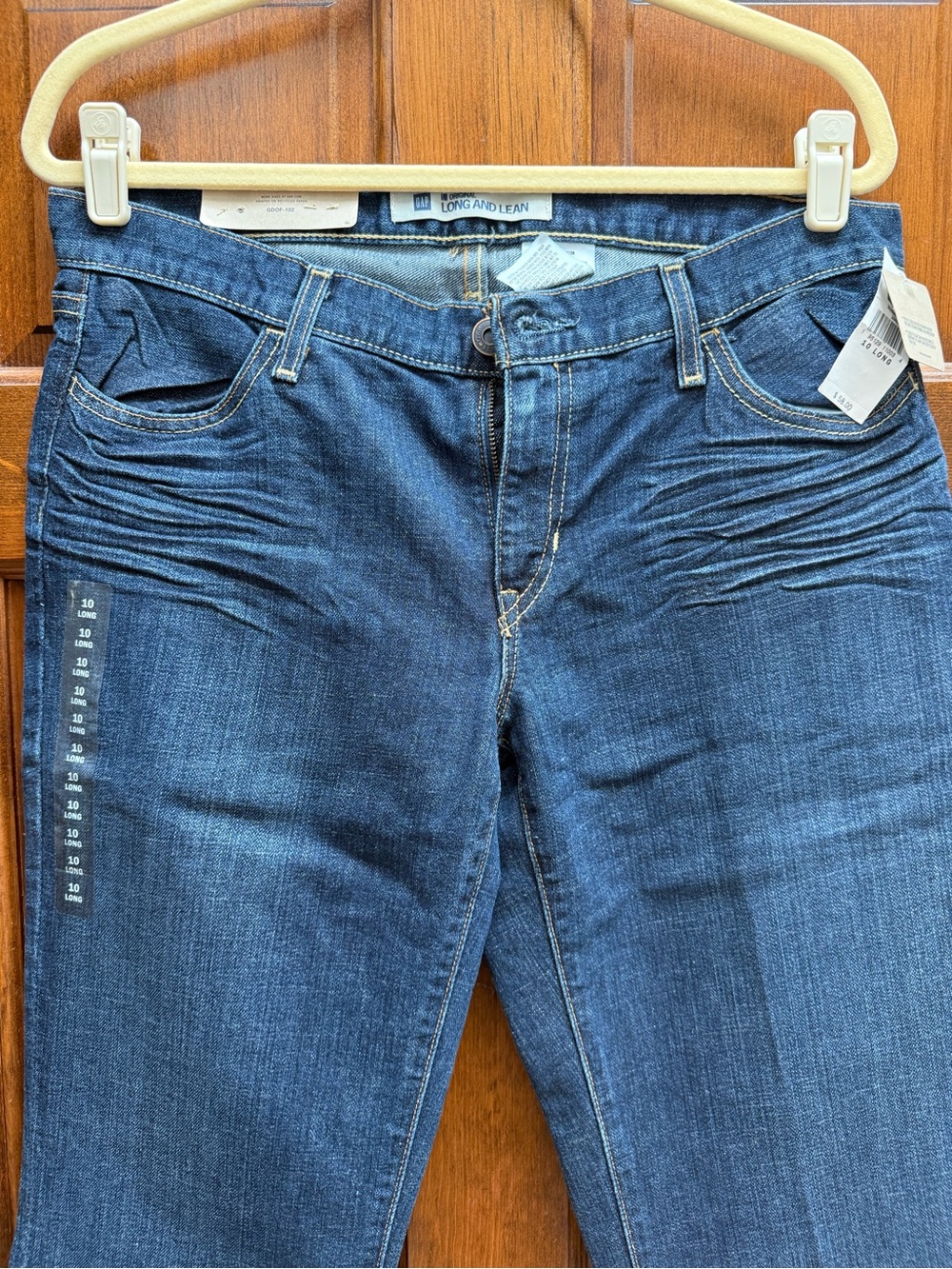 GAP Dark Blue Denim Long and Lean Flared Jeans